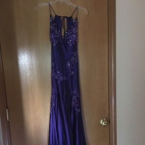 Purple prom dress